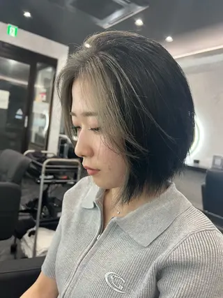 カラー 山北 優姫のヘアスタイル