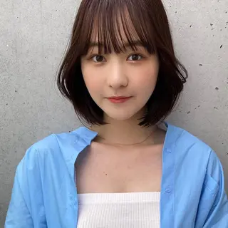 ショート レイヤーカット /透明感/千葉怜寿のヘアスタイル