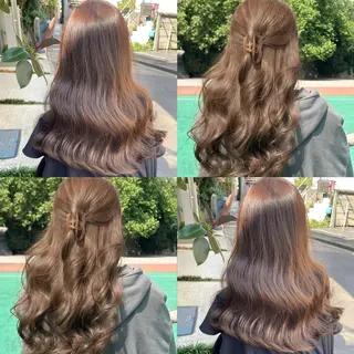 ロング カラー kana ブリーチなしカラー✨のヘアスタイル