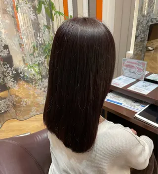 カラー パシフィックダズール　神戸ウエスト所属・柴田 穂乃香のヘアスタイル