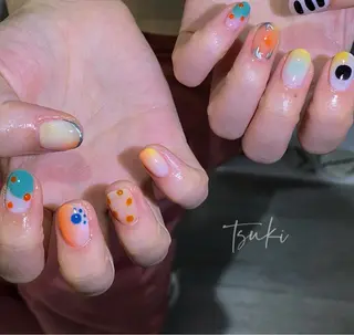 ショート ネイル LUNA Nail salon💕のネイルデザイン