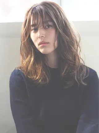 セミロング the BRIDGE hair salonのヘアスタイル