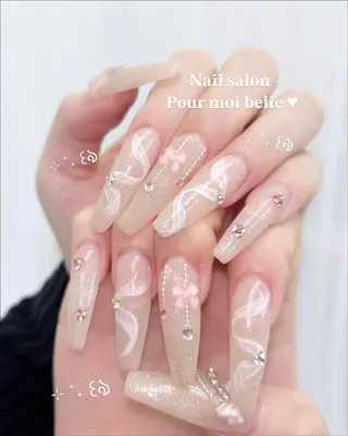 ネイル 【岐阜】 オトナ可愛いネイル♡のネイルデザイン