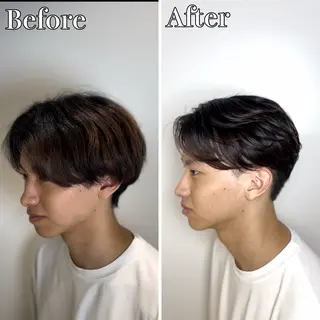 ミディアム パーマ メンズ 🔮メンズ縮毛矯正 メンズパーマ💎竹永のヘアスタイル
