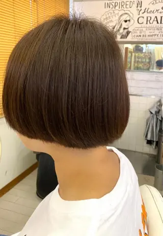 ショート カラー CRADLE Takeuchiのヘアスタイル