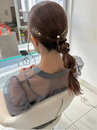 ロング アレンジ＆ショート 💙YUKINOのヘアスタイル