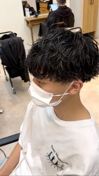 ショート パーマ メンズ メンズStylist 山根慧のヘアスタイル
