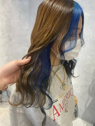 ロング Cielro【 シェイロ 】所属・Cielro/ダブル カラー/西田咲希のヘアスタイル