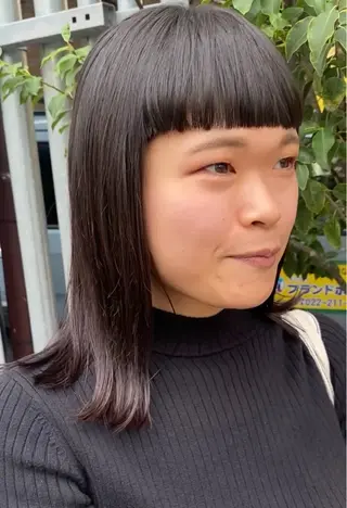 ミディアム 伊藤 優花のヘアスタイル