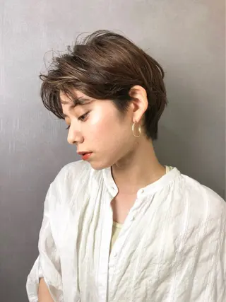 ショート 💗艶カラー💗 CECILのヘアスタイル