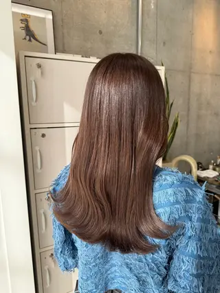 ロング カラー clore所属・透明感カラー yuraのヘアスタイル