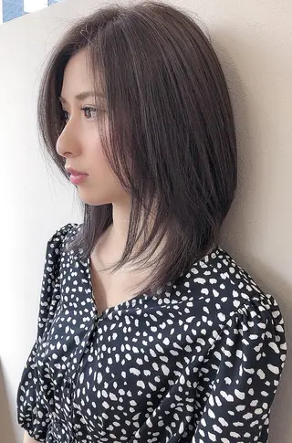 ミディアム カラー ume /YUEのヘアスタイル