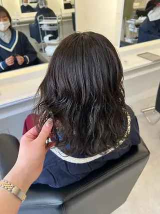 ミディアム カラー ParveMix /  相馬 さくらのヘアスタイル