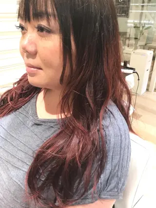 ロング カラー ブリーチ/レイヤー 🌻Mutsumiのヘアスタイル