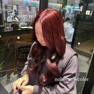 ロング カラー Natsuki/韓国 ボブ/レイヤーカットのヘアスタイル