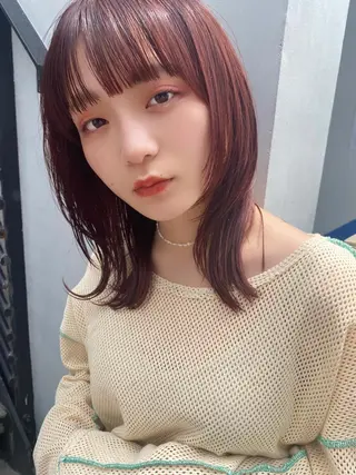 ミディアム 🍃透明感スタイル ｙｕ-ｋａ🍃のヘアスタイル