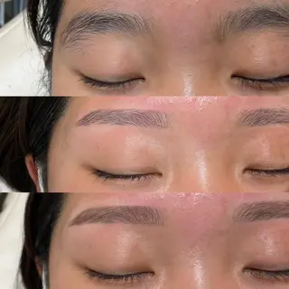 アイブロウ 中東 真子のヘアスタイル