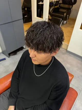 パーマ メンズ 京都駅/メンズサロン 山田司のヘアスタイル