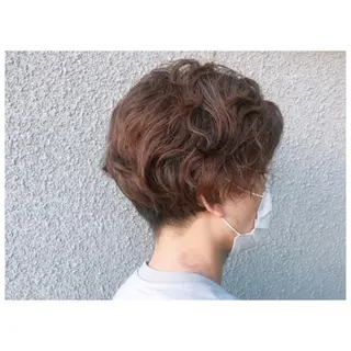 ショート カラー パーマ メンズ mai /Lita中央橋のヘアスタイル