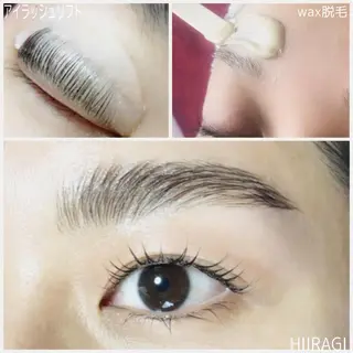 マツエク・マツパ アイブロウ 美容室 HIIRAGIのマツエク・マツパデザイン