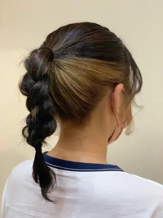 ミディアム カラー 🎀tokute ナオ🧸のヘアスタイル