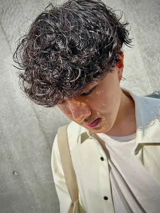 パーマ メンズ men's salon SOL所属・TAIYO帯広/ メンズパーマ/波巻きのヘアスタイル