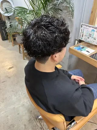 メンズ 早稲田/メンズパーマ /カラー/松井聖虎のヘアスタイル