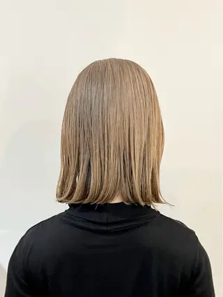 ミディアム カラー 鈴木 よつはのヘアスタイル