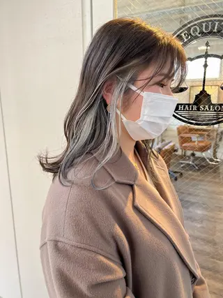 ミディアム カラー a moment(モーメント)所属・蔵前 デザインカット KOBAYASHIのその他イメージ