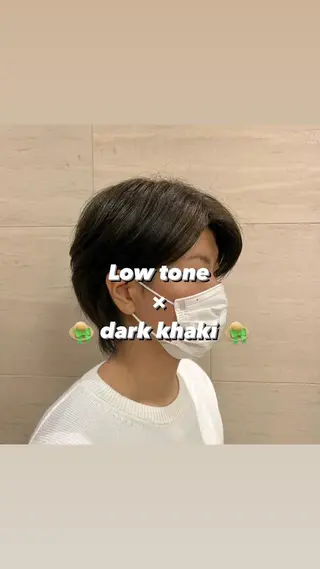 ショート カラー 茅ヶ崎パーマ特化/ スパイラル/ハルキのヘアスタイル