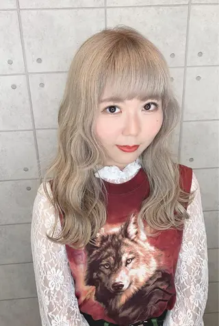 セミロング カラー ヘアアレンジ 🌿‬ ܸAir 透明感🌱西村知佳のヘアスタイル