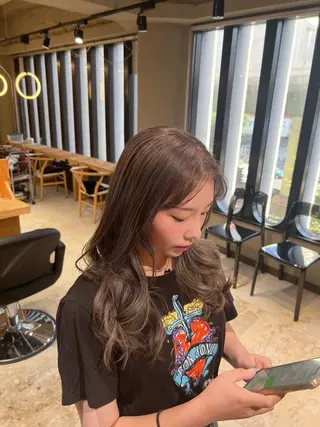 セミロング カラー 💖梅田レイヤー💖 副店長Tsubasaのヘアスタイル