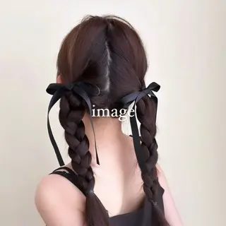 ヘアアレンジ 🐈‍⬛カチモリ/暖 色/𝐌𝐢𝐤𝐮のヘアスタイル