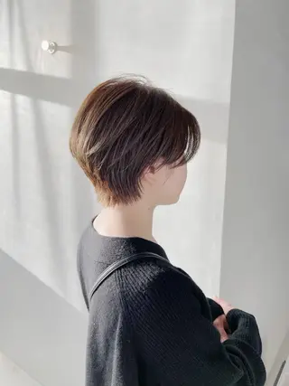 ショート カラー 柴田泰秀sotti. 髪質改善/ブリーチのヘアスタイル