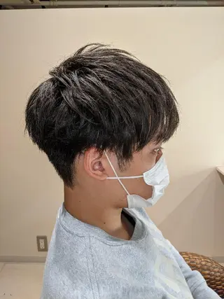 ショート メンズ 【大人艶カラー🌿】 中畑リョウのヘアスタイル