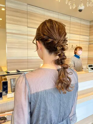 ロング ダブルカラー🌷✨ 守屋紗希のヘアスタイル