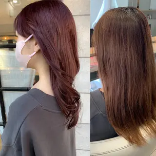 ミディアム カラー パーマ ヘアアレンジ メンズ キッズ ネイル マツエク・マツパ アイブロウ rewards成城学園前店所属・hiro【沿線で叶う 似合わせhair】のヘアスタイル