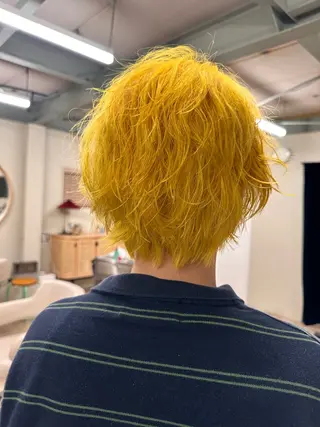 ショート カラー SCENT所属・クニイ ルイのヘアスタイル