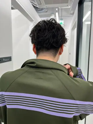 ショート パーマ メンズ GO TODAY SHAiRE SALON Arc店所属・🉐メンズヘア特化 men's/ケンイチのヘアスタイル