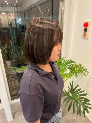 カラー bon ami所属・むかいやま なおのヘアスタイル