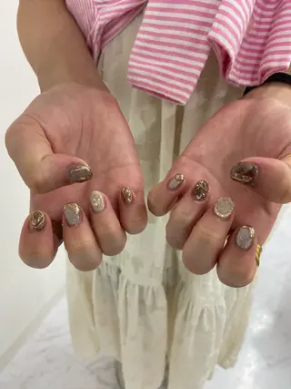 ネイル HIKARI 4uまつ毛ネイルのネイルデザイン