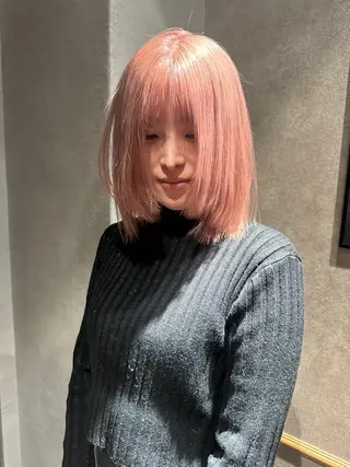 ミディアム カラー パーマ ヘアアレンジ メンズ 心斎橋美容室 Junのヘアスタイル