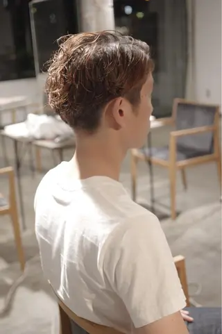 ショート カラー パーマ メンズ 🌈ディレクター🌈 徳松優希のヘアスタイル