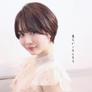 ショート カラー 髪質改善カラー ショートボブ専門のヘアスタイル