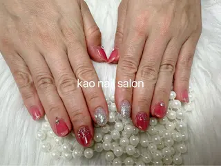 ネイル kao nail マグネット/長さだしのネイルデザイン