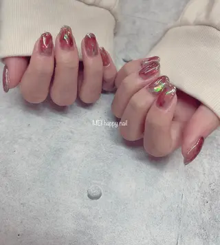 ネイル 北浦和 自爪育成ケアのネイルデザイン