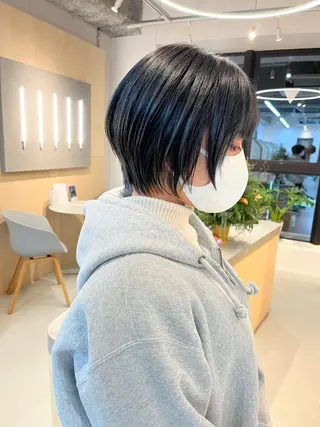 ショート 透明感カラー/艶髪/ 高城潤也のヘアスタイル