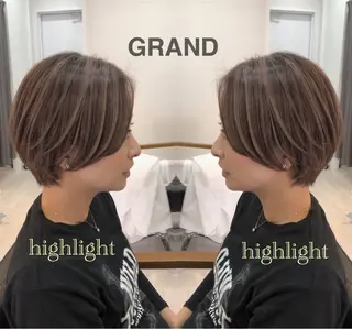 ショート aura所属・ashida yuukiのヘアスタイル