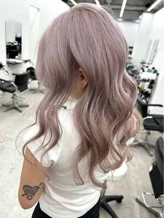 ロング カラー GO TODAY シェアサロン 原宿本店所属・原宿ハイトーンカラー 🌼みるい🌼のヘアスタイル