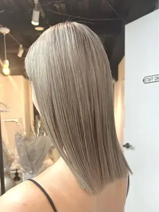 セミロング カラー ヘアアレンジ ✨韓国/外国人風✨ 江原巧のヘアスタイル